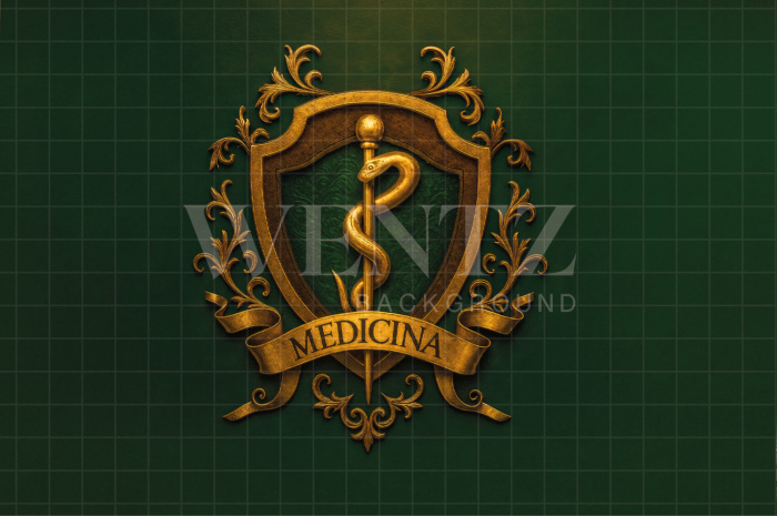 Fundo Fotográfico em Tecido Formatura Medicina / Backdrop 7830