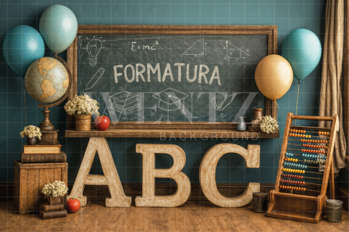 Fundo Fotográfico em Tecido ABC / Backdrop 7852