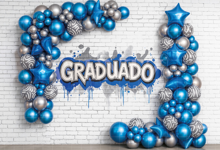 Fundo Fotográfico em Tecido Formatura / Backdrop 7897