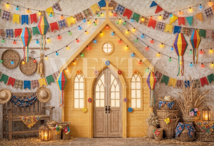 Fundo Fotográfico em Tecido Capela de São João / Backdrop 8265