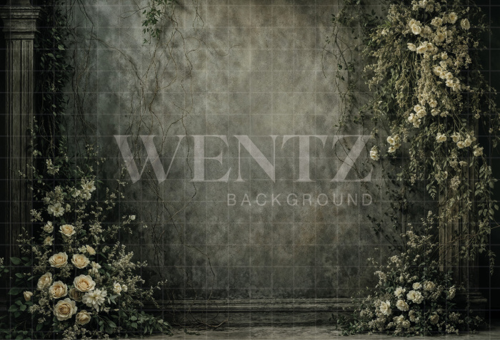 Fundo Fotografico em Tecido Dia das Mães Floral / Backdrop 8130