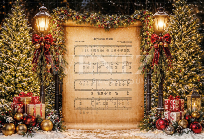 Fundo Fotográfico em Tecido Natal / Backdrop 8519