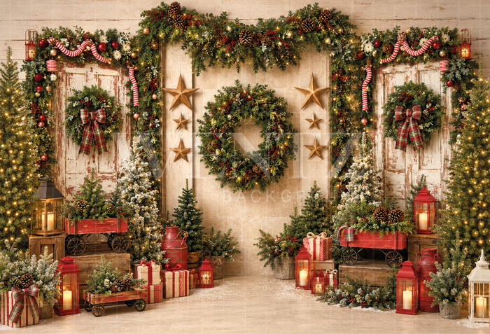 Fundo Fotográfico em Tecido Natal / Backdrop 8834
