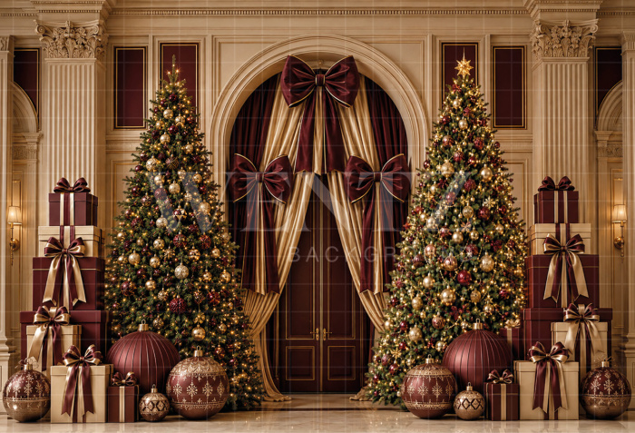 Fundo Fotográfico em Tecido Natal / Backdrop 8835