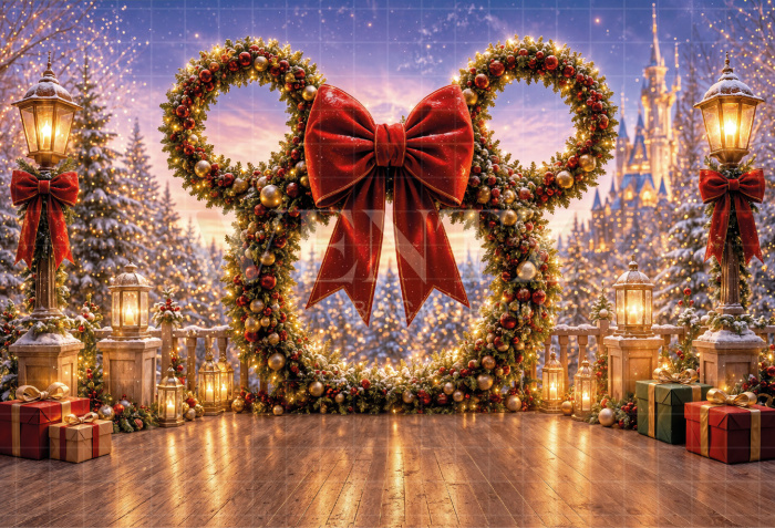 Fundo Fotográfico em Tecido Natal Mágico / Backdrop 8498