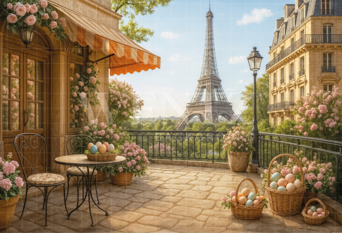 Fundo Fotográfico em Tecido Páscoa / Backdrop 8013