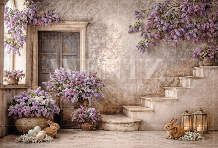 Fundo Fotográfico em Tecido Páscoa / Backdrop 8062