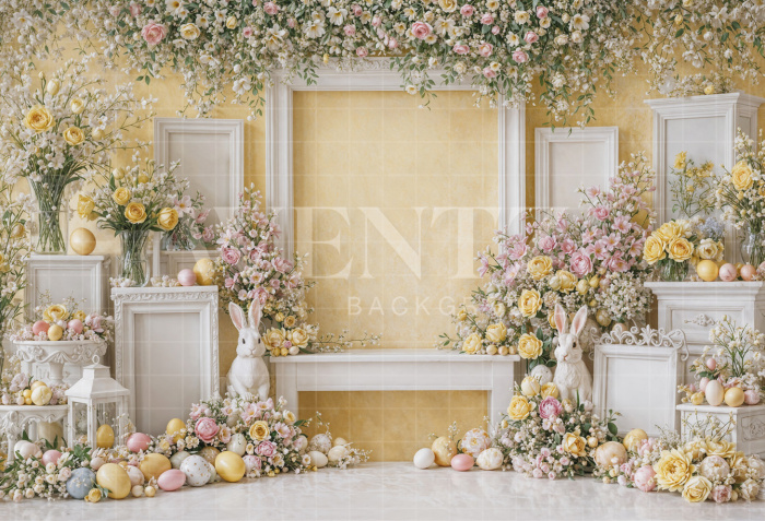 Fundo Fotográfico em Tecido Páscoa / Backdrop 8069