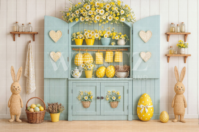 Fundo Fotográfico em Tecido Páscoa / Backdrop 8078