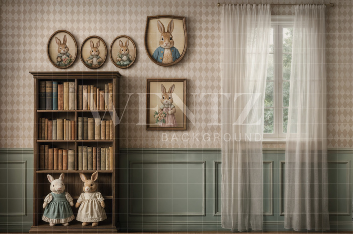 Fundo Fotográfico em Tecido Páscoa / Backdrop 8133