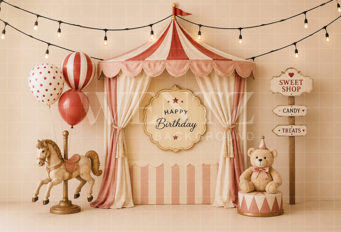 Fundo Fotográfico em Tecido Smash The Cake / Backdrop 8671