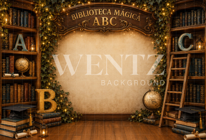 Fundo Fotográfico em Tecido ABC / Backdrop 8913