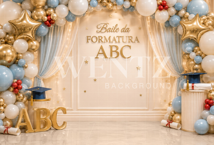 Fundo Fotográfico em Tecido ABC / Backdrop 8920