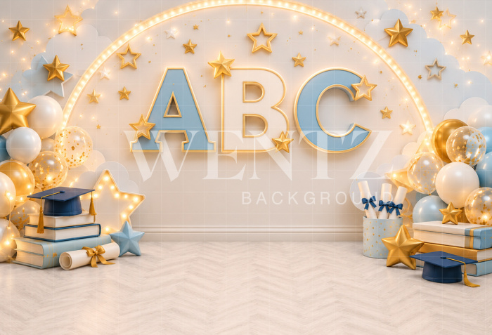 Fundo Fotográfico em Tecido ABC / Backdrop 8922