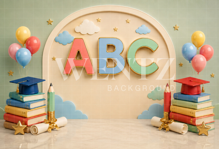 Fundo Fotográfico em Tecido ABC / Backdrop 8923