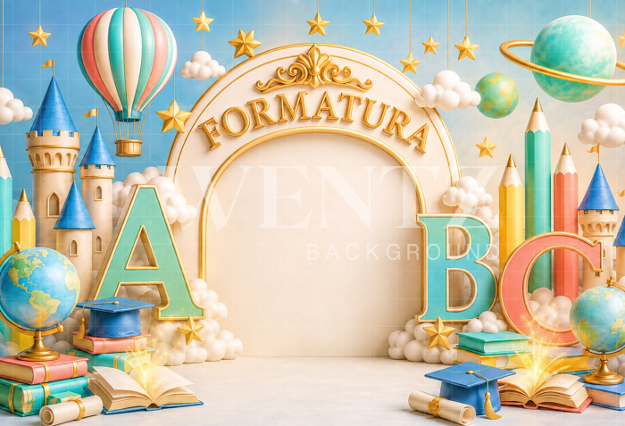 Fundo Fotográfico em Tecido ABC / Backdrop 8924