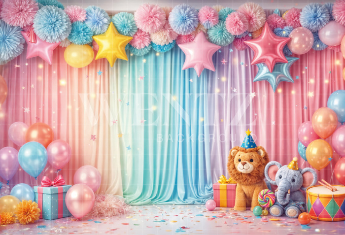 Fundo Fotográfico em Tecido Carnaval / Backdrop 8087