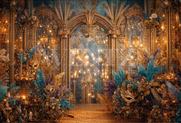 Fundo Fotográfico em Tecido Carnaval / Backdrop 8099