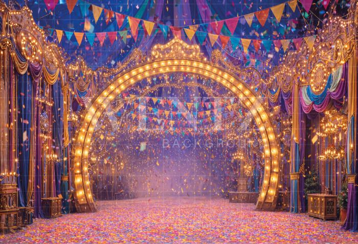 Fundo Fotográfico em Tecido Carnaval / Backdrop 8106