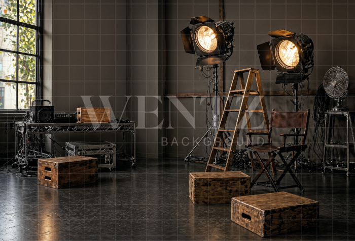 Fundo Fotográfico em Tecido Cinema Dia dos Pais / Backdrop 8344