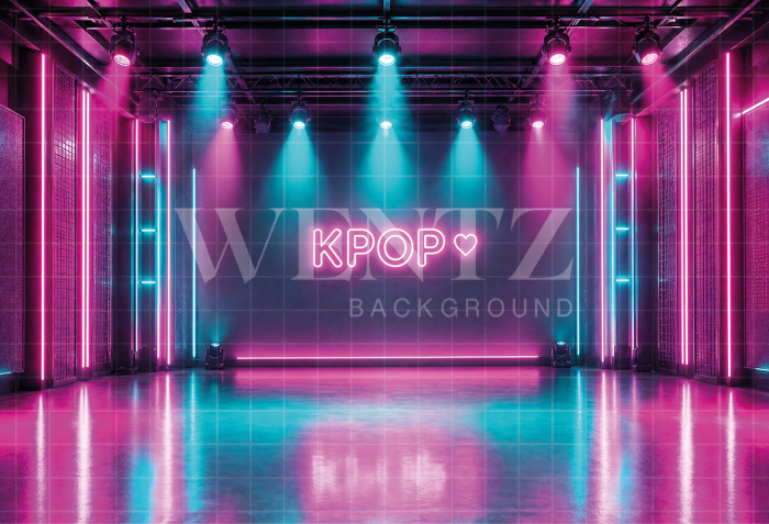 Fundo Fotográfico em Tecido Dia das Crianças K-pop / Backdrop 8605
