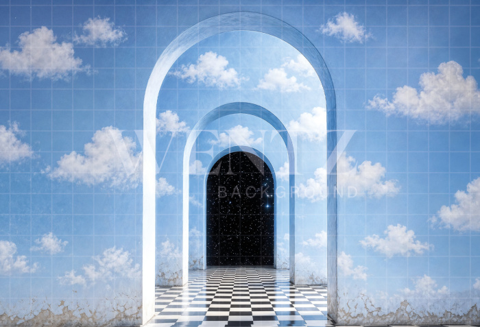 Fundo Fotográfico em Tecido Dia das Crianças Portal dos Sonhos / Backdrop 8583