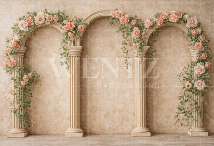 Fundo Fotográfico em Tecido Dia das Mães Arcos / Backdrop 8169