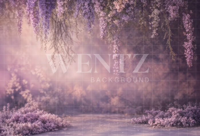 Fundo Fotográfico em Tecido Dia das Mães Floral / Backdrop 8118