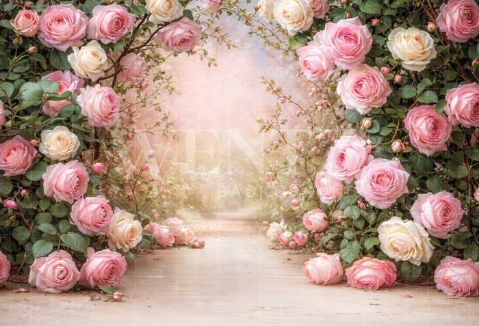 Fundo Fotográfico em Tecido Dia das Mães Floral / Backdrop 8172