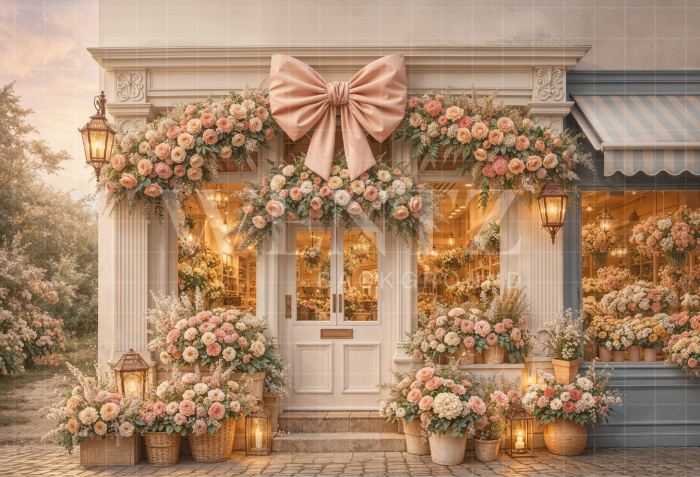 Fundo Fotográfico em Tecido Dia das Mães Floricultura / Backdrop 8227