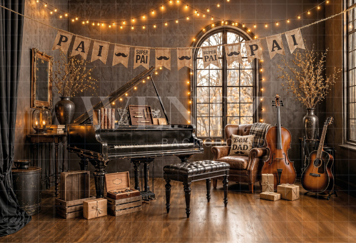 Fundo Fotográfico em Tecido Dia dos Pais / Backdrop 8367