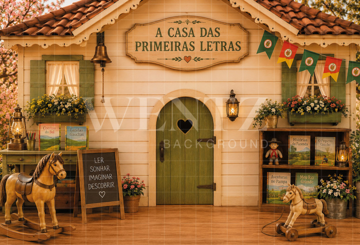 Fundo Fotográfico em Tecido Farroupilha / Backdrop 8647