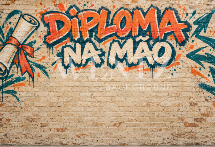 Fundo Fotográfico em Tecido Formatura / Backdrop 8961