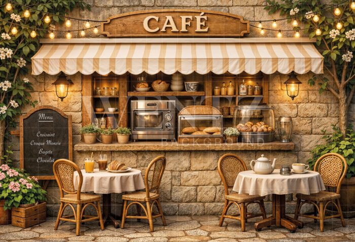 Fundo Fotográfico em Tecido Infantil Café / Backdrop 8325