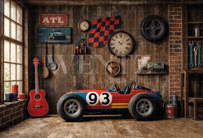 Fundo Fotográfico em Tecido Infantil Carros / Backdrop 8321