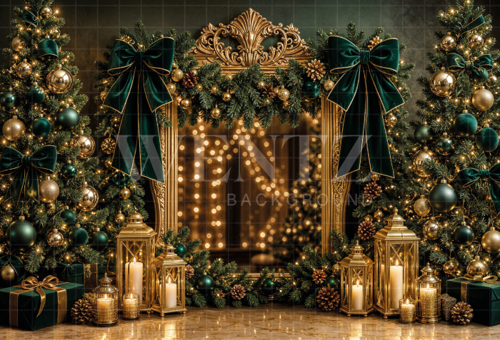 Fundo Fotográfico em Tecido Natal / Backdrop 8453