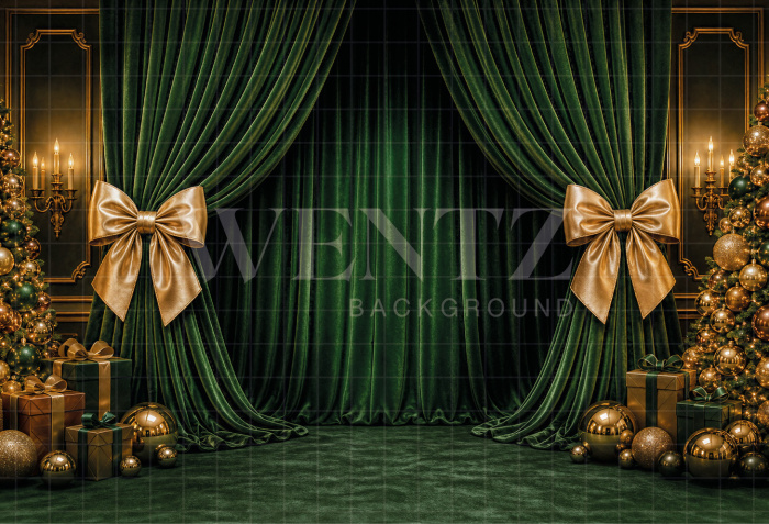 Fundo Fotográfico em Tecido Natal / Backdrop 8464