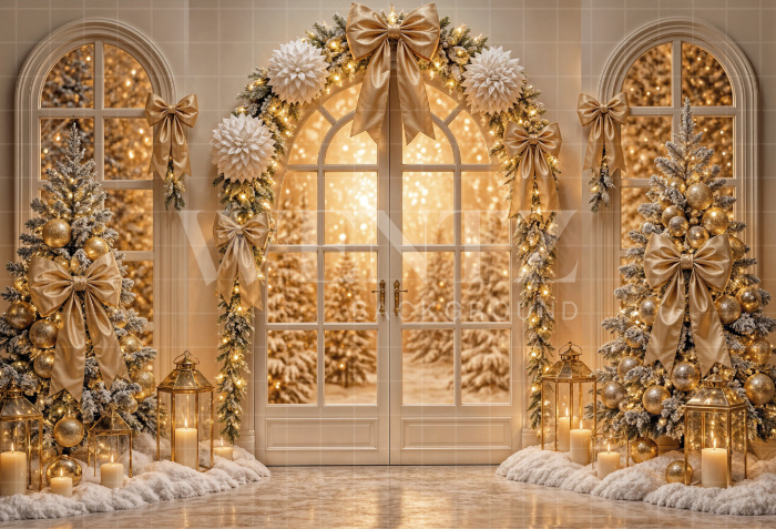 Fundo Fotográfico em Tecido Natal / Backdrop 8470