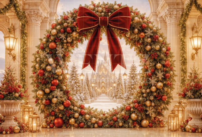 Fundo Fotográfico em Tecido Natal / Backdrop 8497