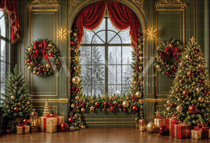 Fundo Fotográfico em Tecido Natal / Backdrop 8517
