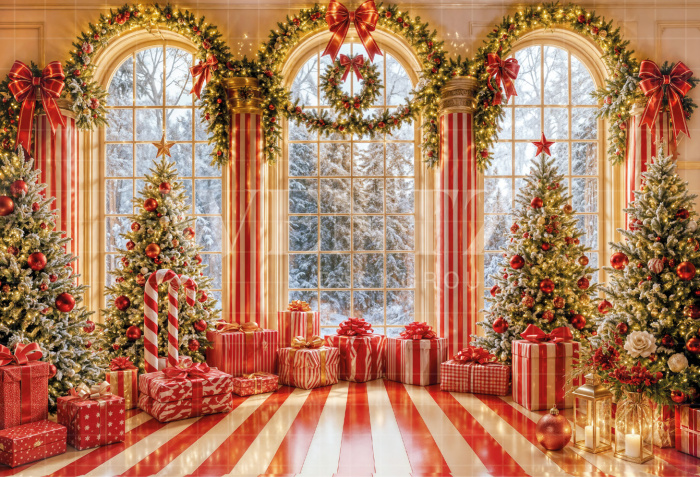 Fundo Fotográfico em Tecido Natal / Backdrop 8538
