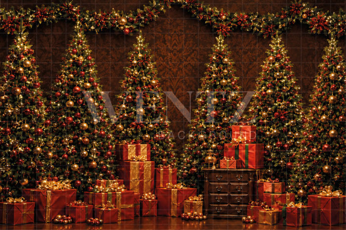 Fundo Fotográfico em Tecido Natal / Backdrop 8831