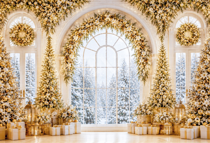 Fundo Fotográfico em Tecido Natal / Backdrop 8841