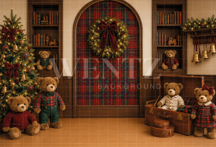 Fundo Fotográfico em Tecido Natal / Backdrop 8850