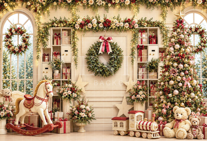 Fundo Fotográfico em Tecido Natal / Backdrop 8867