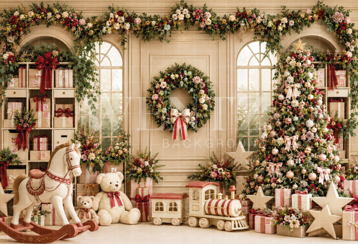 Fundo Fotográfico em Tecido Natal / Backdrop 8872