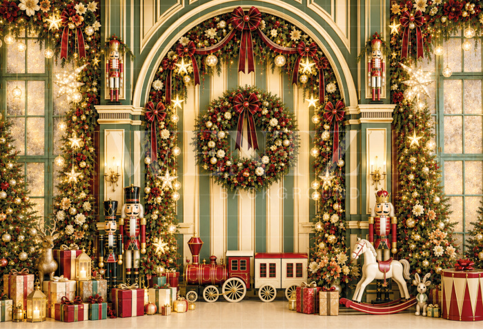 Fundo Fotográfico em Tecido Natal / Backdrop 8877