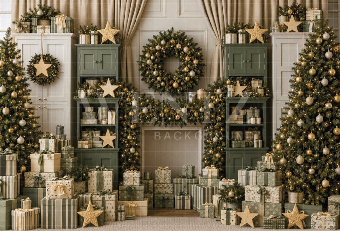 Fundo Fotográfico em Tecido Natal / Backdrop 8880