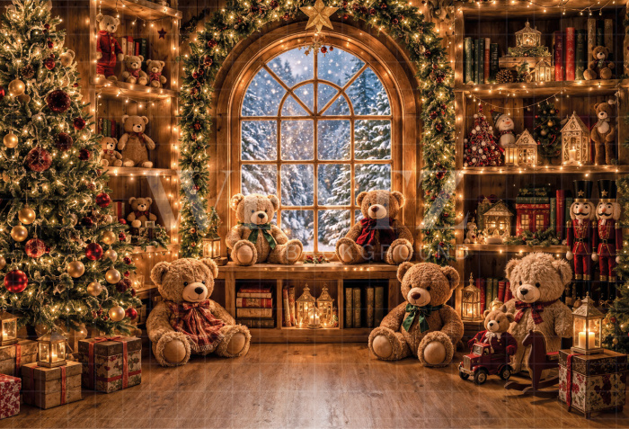 Fundo Fotográfico em Tecido Natal Mágico / Backdrop 8513