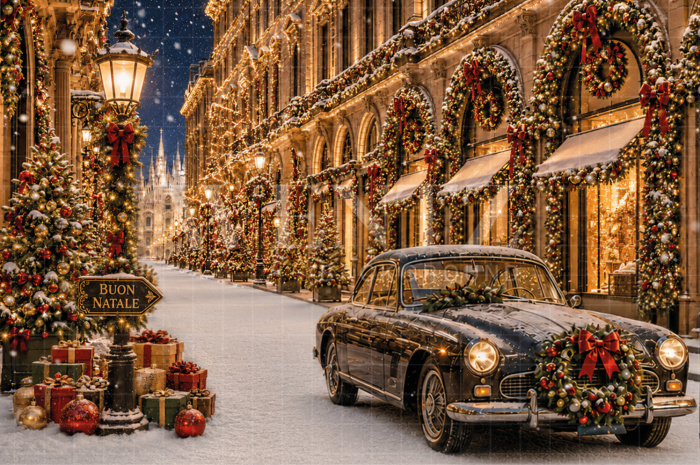 Fundo Fotográfico em Tecido Natal na Europa / Backdrop 8896